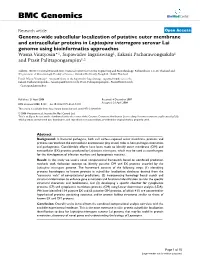 Genome-Wide Subcellular Localization of Putative Outer Membrane and Extracellular Proteins in Leptospira Interrogans Serovar Lai Genome Using Bioinformatics Approaches