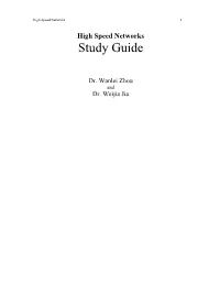 High Speed Networks Study Guide