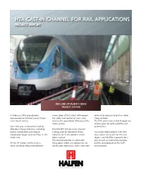 Red Line of Dubai's Mass Transit System