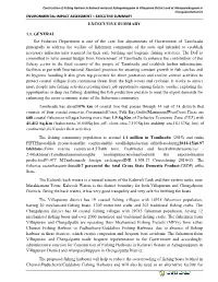 EXCECUTIVE SUMMARY 1.1. GENERAL the Fisheries