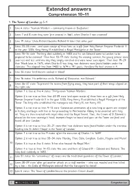 Extended Answers Comprehension 10–11