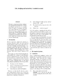 Like, Hedging and Mirativity. a Unified Account