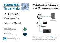 MECHA Controller C1 (MECHA) Works in Two Network Modes: Access Point to Force MECHA in AP Mode (When It Was Previously in Station Mode), During (AP) Or Station (STA)