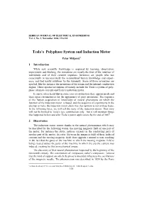 Tesla's Polyphase System and Induction Motor