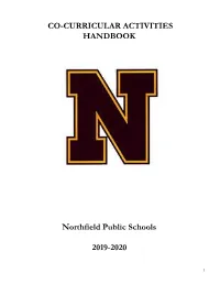 Co-Curricular Activities Handbook