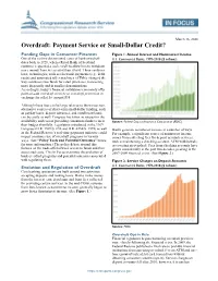 Overdraft: Payment Service Or Small-Dollar Credit?