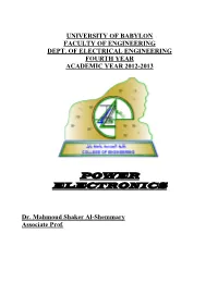 Power Electronics