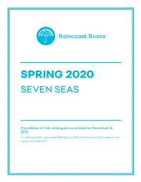Spring 2020 Seven Seas
