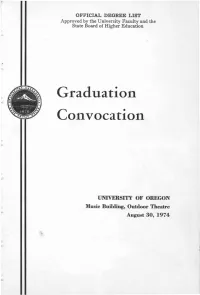 View / Open UOCAT Aug 1974 Grad Conv.Pdf