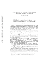 Arxiv:1602.08667V5 [Math.GR] 12 Jul 2018 R Hwta Rnfrhstefloigproperties