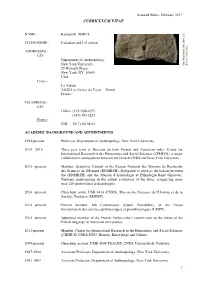 Curriculum Vitae
