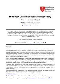Middlesex University Research Repository an Open Access Repository Of