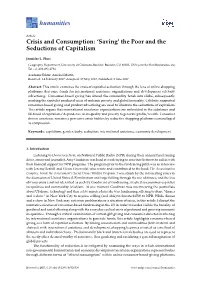 'Saving' the Poor and the Seductions of Capitalism