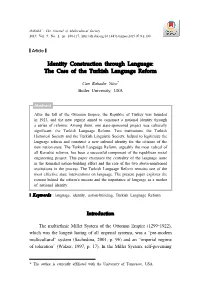 The Case of the Turkish Language Reform