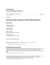 The Peculiar Type Ic Supernova 1997Ef: Another Hypernova
