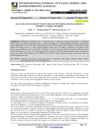 Analysis of Mangrove Vegetation of Diviseema