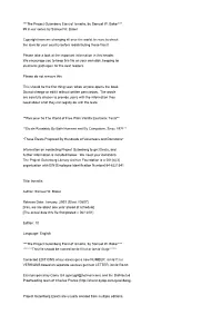 ***The Project Gutenberg Etext of Ismailia, by Samuel W. Baker*** #5 in Our Series by Samuel W