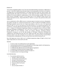 Background the Institute of Engineering (IOE) Is One of The