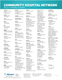 Community Hospital Network
