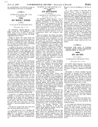 CONGRESSIONAL RECORD— Extensions of Remarks E1231 HON