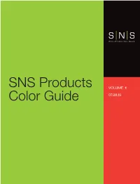 SNS Products Color Guide