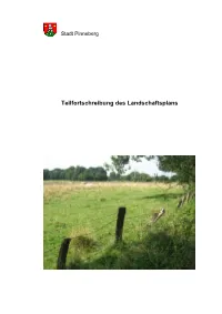 Teilfortschreibung Des Landschaftsplans