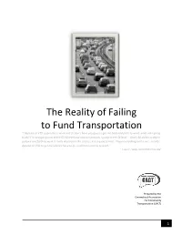 The Reality of Failing to Fund Transportation