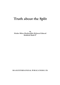 Truth About the Split