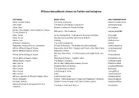 7Favouritecookbook Choices on Twitter and Instagram