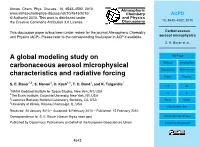 Carbonaceous Aerosol Microphysics