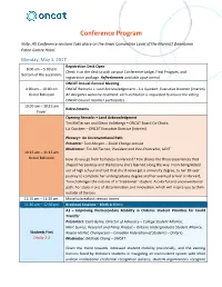 Conference Program