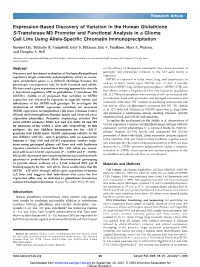 Expression-Based Discovery of Variation in the Human Glutathione