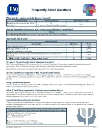 Frequently Asked Questions