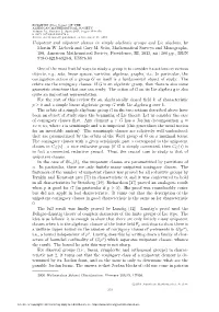 Unipotent and Nilpotent Classes in Simple Algebraic Groups and Lie Algebras,By Martin W