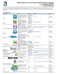 Beth Wingate's Favorite Proposal Software Tools and Apps