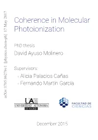 Coherence in Molecular Photoionization