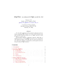 Latex4jed: an Enhanced L ATEX Mode For
