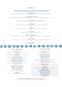 Page 1 All Prices Are Inclusive of 10 % Municipality Fees, 10 % Service
