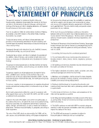 Statement of Principles