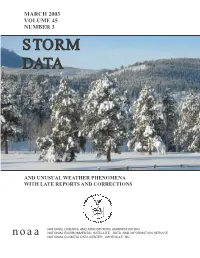 Storm Data and Unusual Weather Phenomena ....…….…....………..……