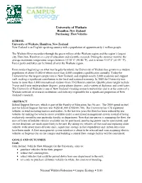 University of Waikato 2010 Purchasing Case Study FINAL