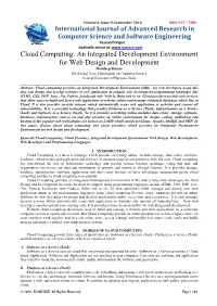 Cloud Computing