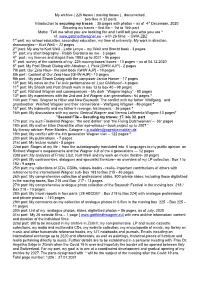 Documented , Two Files in 32 Parts Introduction to Securing My Traces