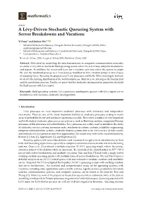 A Lévy-Driven Stochastic Queueing System with Server Breakdowns and Vacations