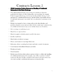 Contracts Lesson 5