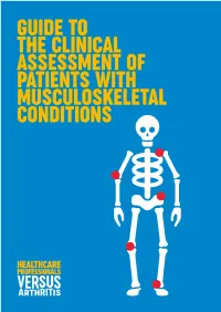 Guide to the Clinical Assessment of Patients with MSK Conditions
