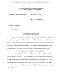 KEVIN F. CORDON : : Defendant