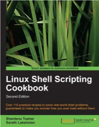 Linux Shell Scripting Cookbook Second Edition