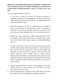 Minutes of the Second Irinn Open Policy Meeting to Discuss