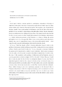 Natali, Determinism Tr. 30.3.2020